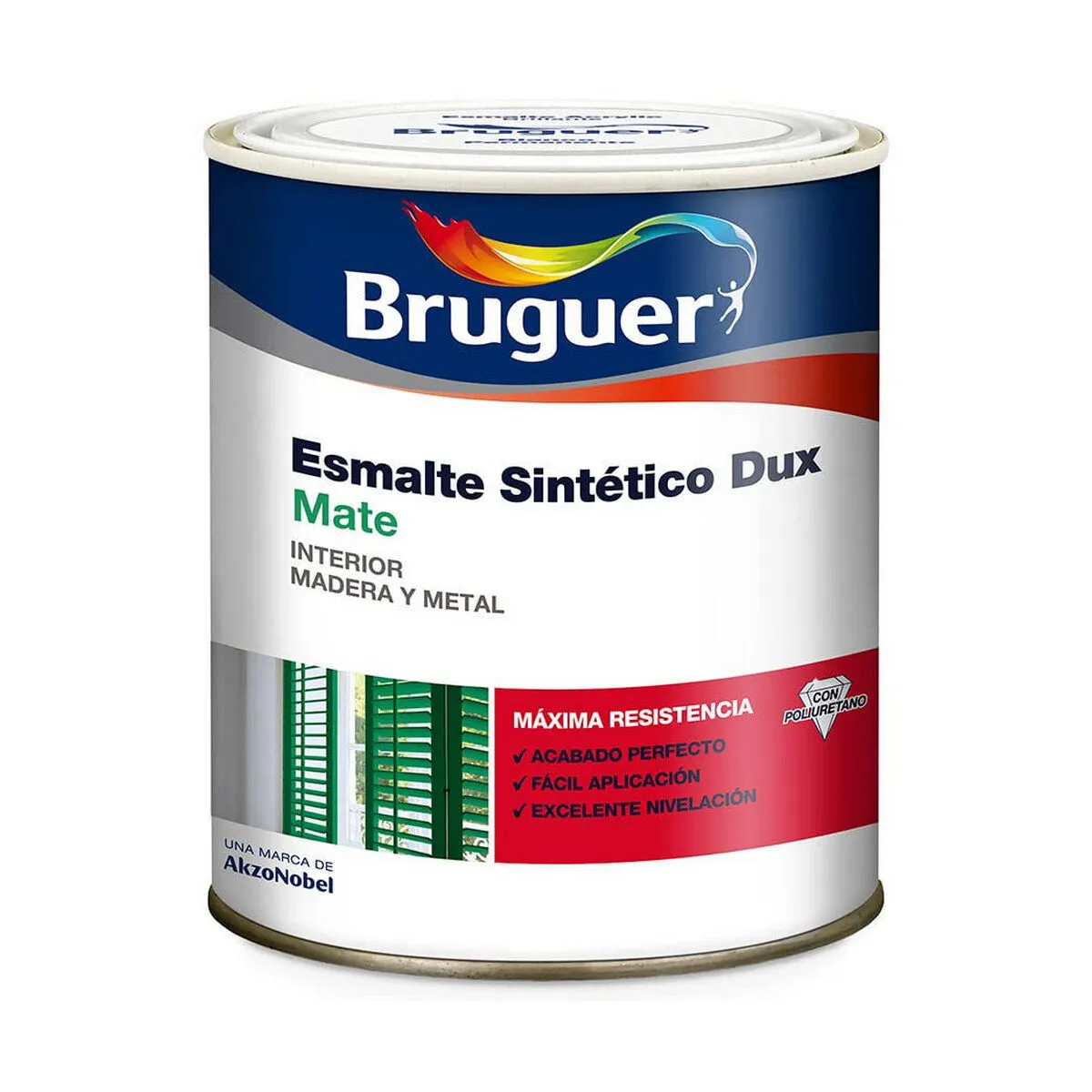 Smalto sintetico Bruguer 250 ml Nero Mat