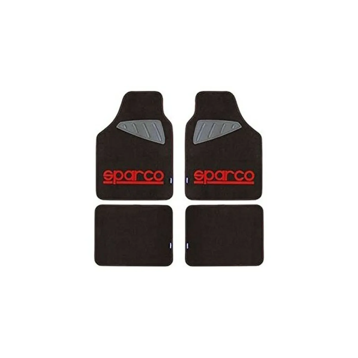 Set di Tappetini per Auto Sparco SPC1903 Universale Nero/Rosso (4 pcs)