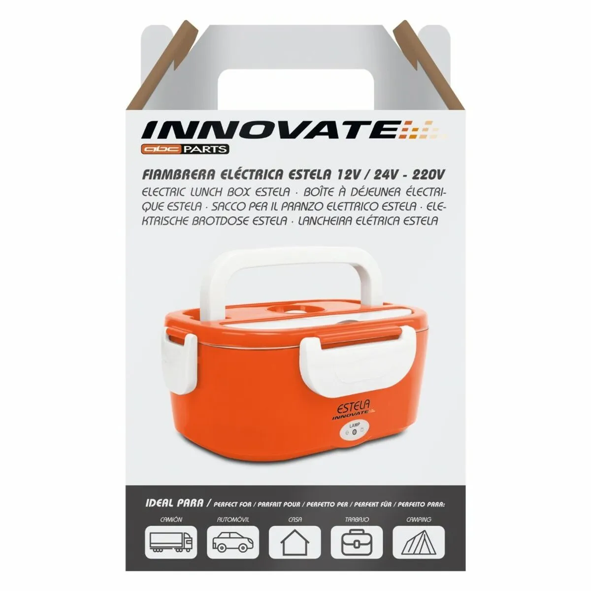 Portavivande Elettrico Estela Innovate Arancio 12 - 24 V