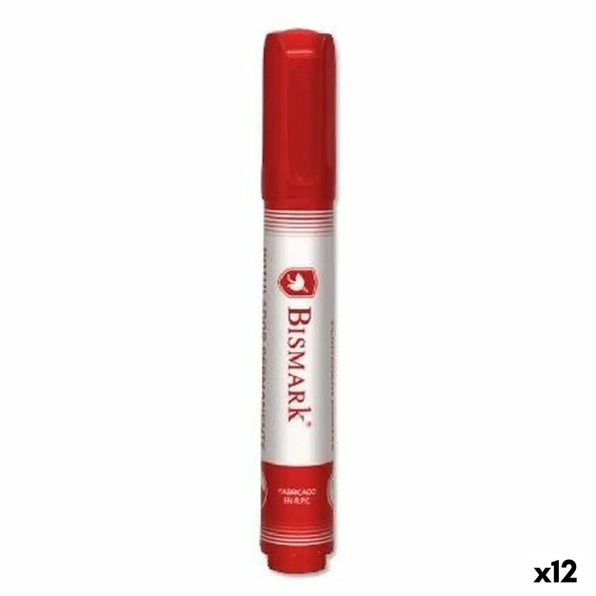 Marcatore permanente Bismark Rosso 1,5 mm (12 Unità)