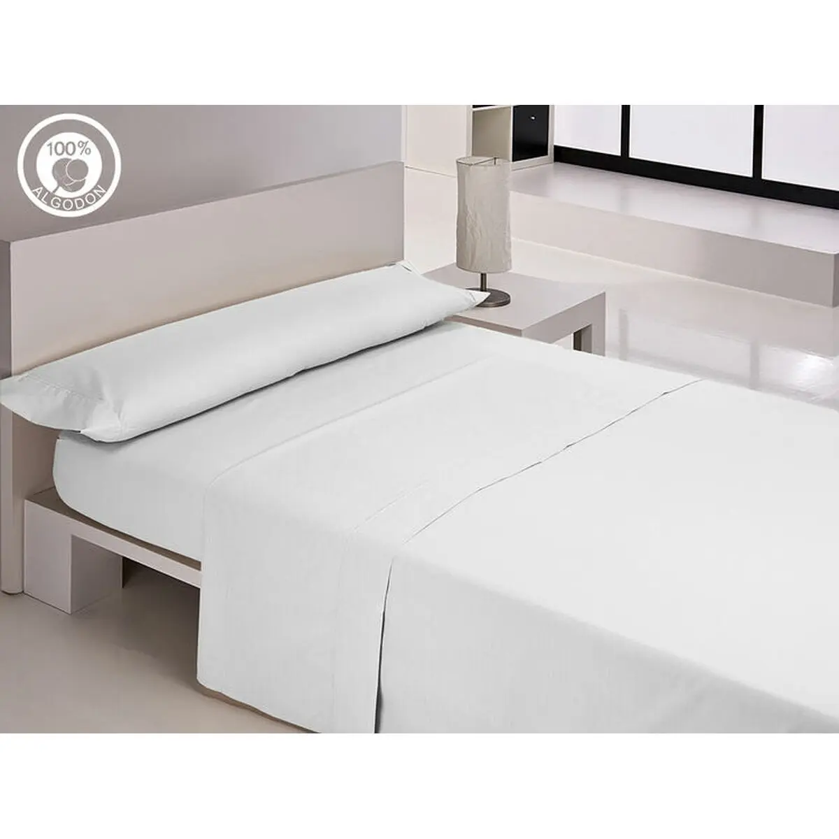 Set di Lenzuola Hosteline IRIS PREMIUM Bianco Osimano