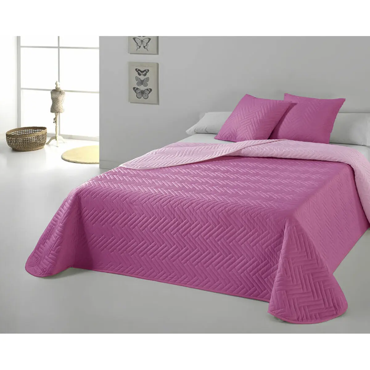 Trapunta Hosteline VEGAS Fucsia Malva Osimano (3 Pezzi)