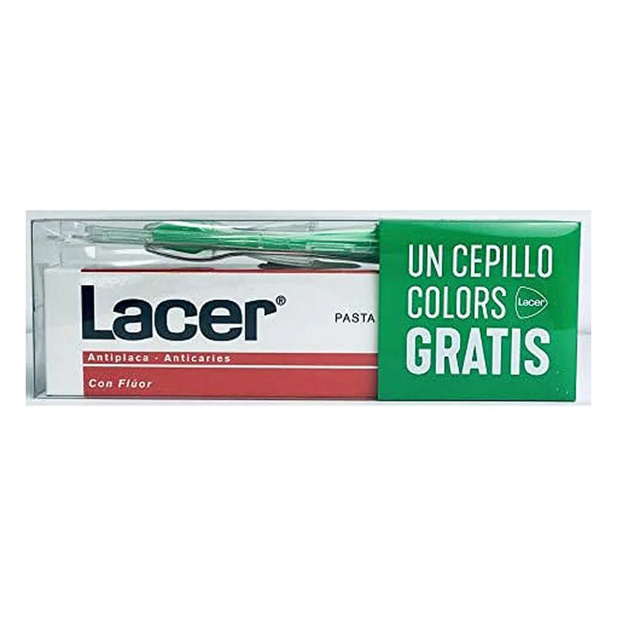 Set di Igiene Dentale Lacer Pasta Dentífrica 2 Pezzi (2 Unità)