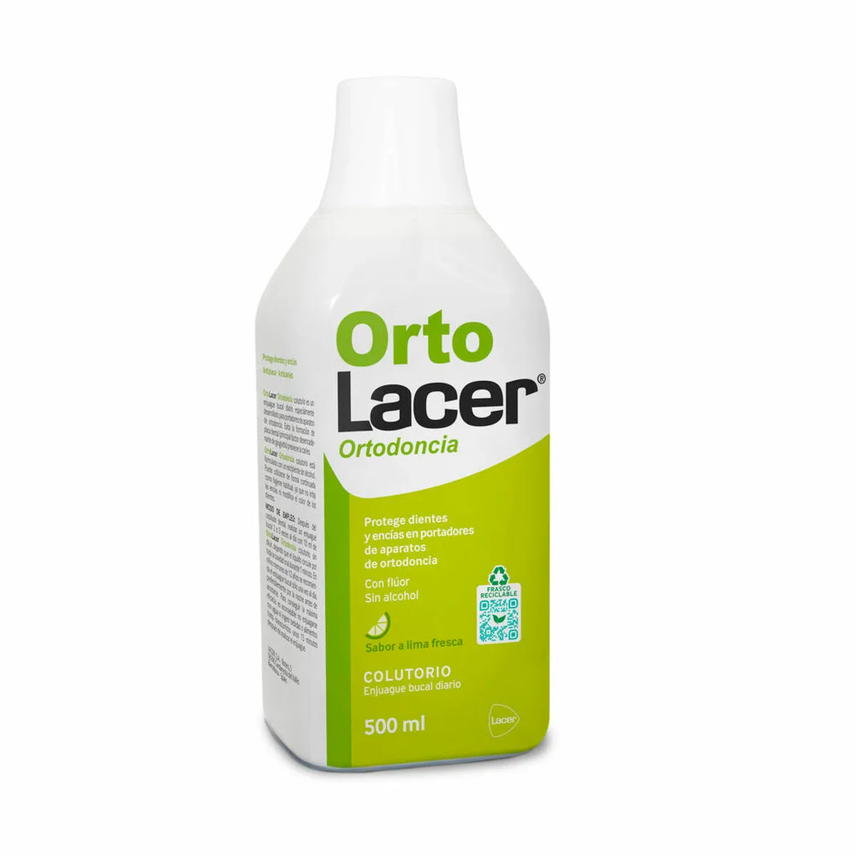 Colluttorio Lacer Ortolacer Lime Cure ortodontiche (500 ml)