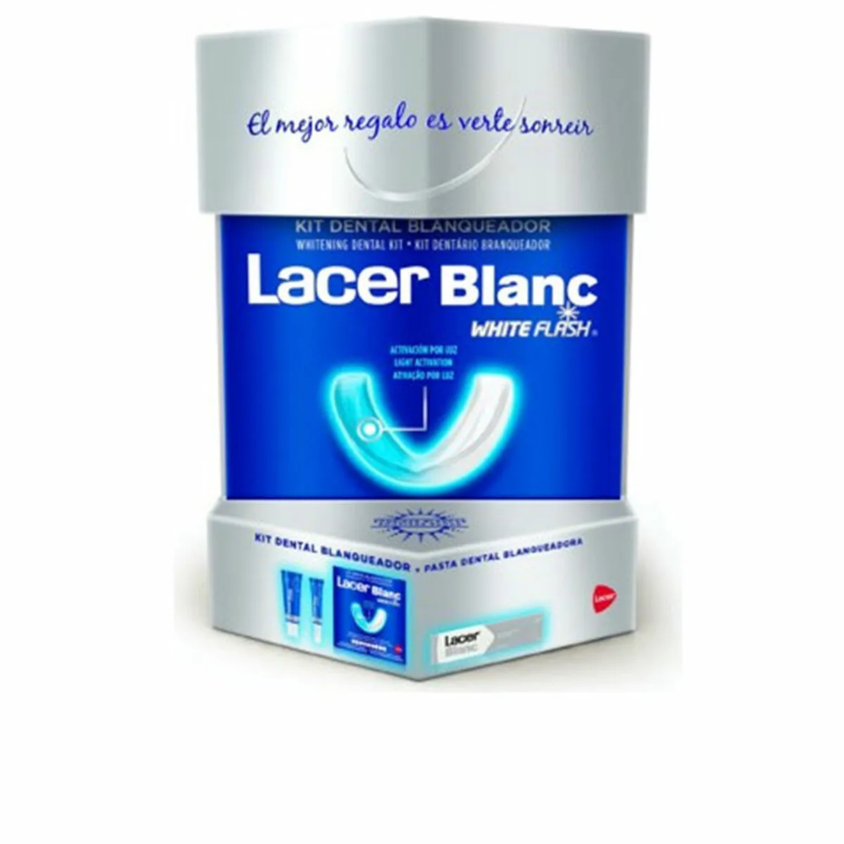 Set di Igiene Dentale Lacer Lacerblanc White Flash 4 Pezzi