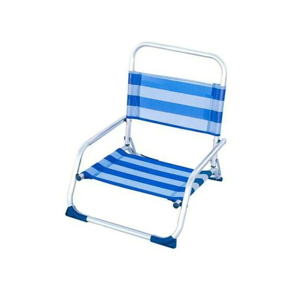 Sedia Pieghevole Alluminio Azzurro (43 x 28 x 51 cm)