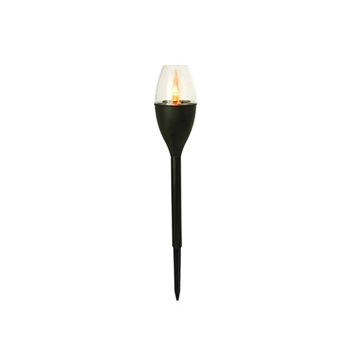 Lampada ad energia solare Gerimport Eaton Nero 37 cm