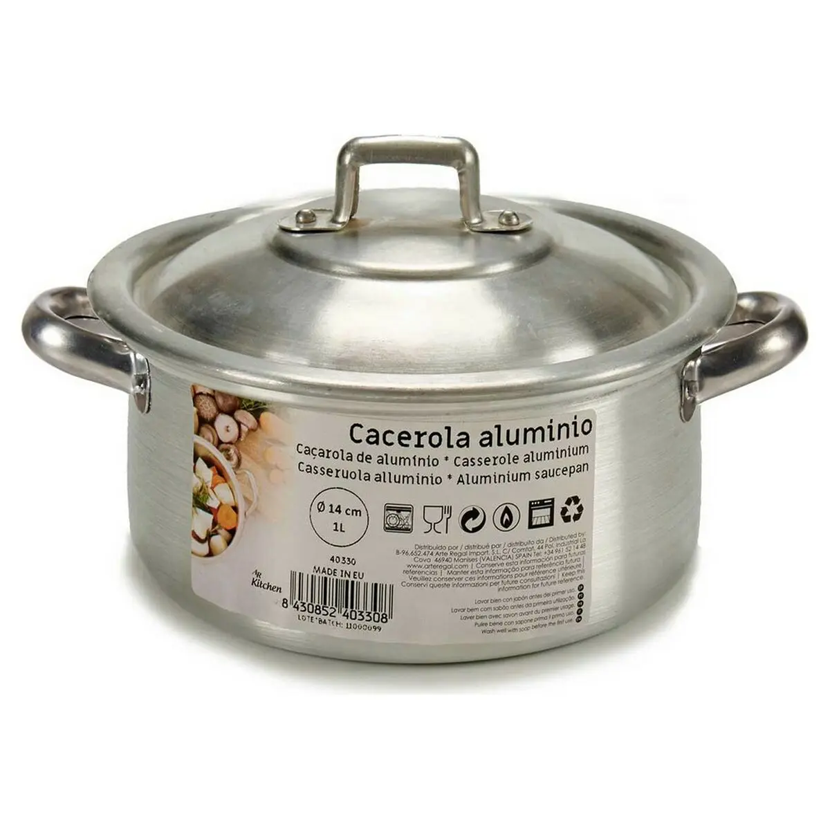 Casseruola Alluminio 1 L