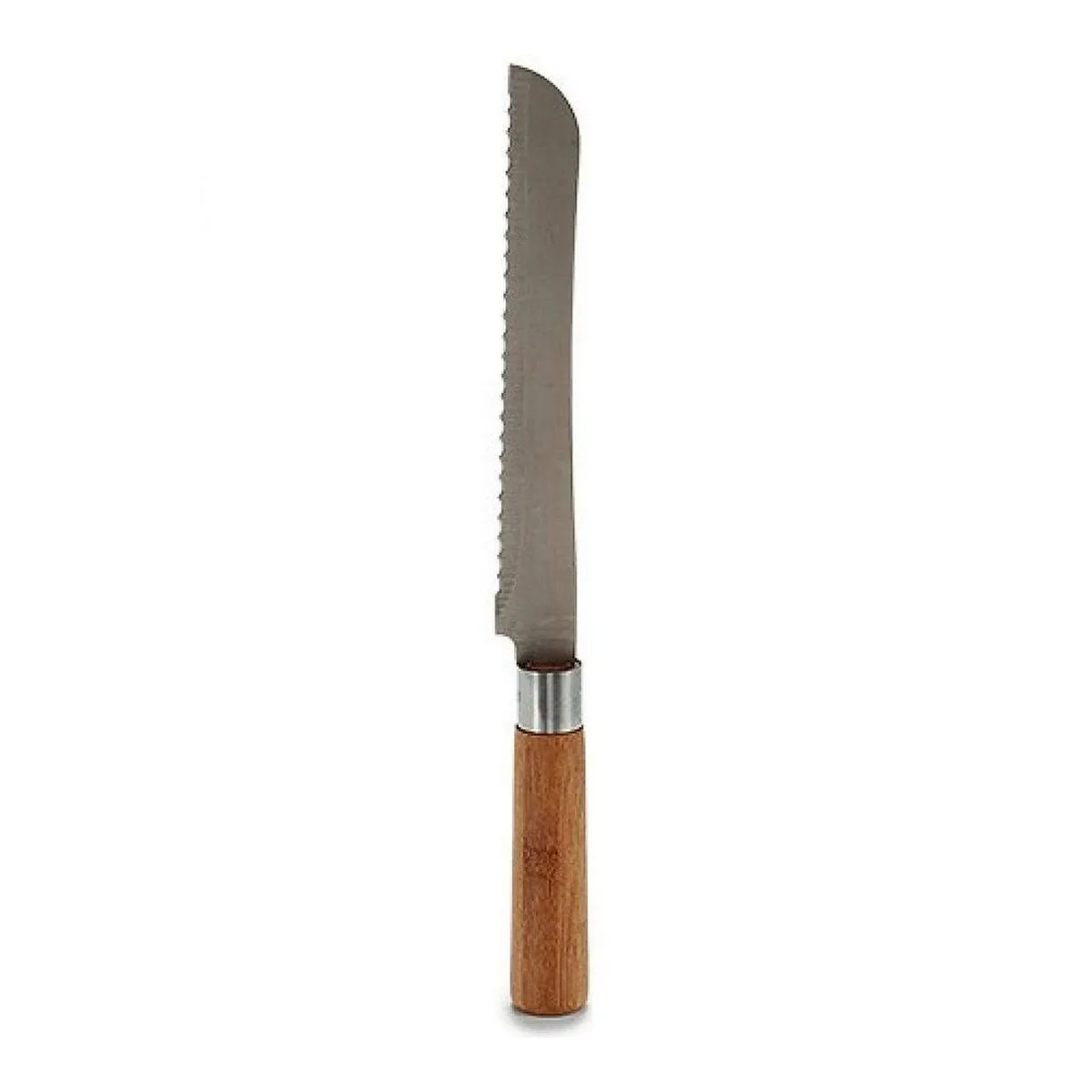 Coltello Seghettato Legno Bambù Acciaio inossidabile