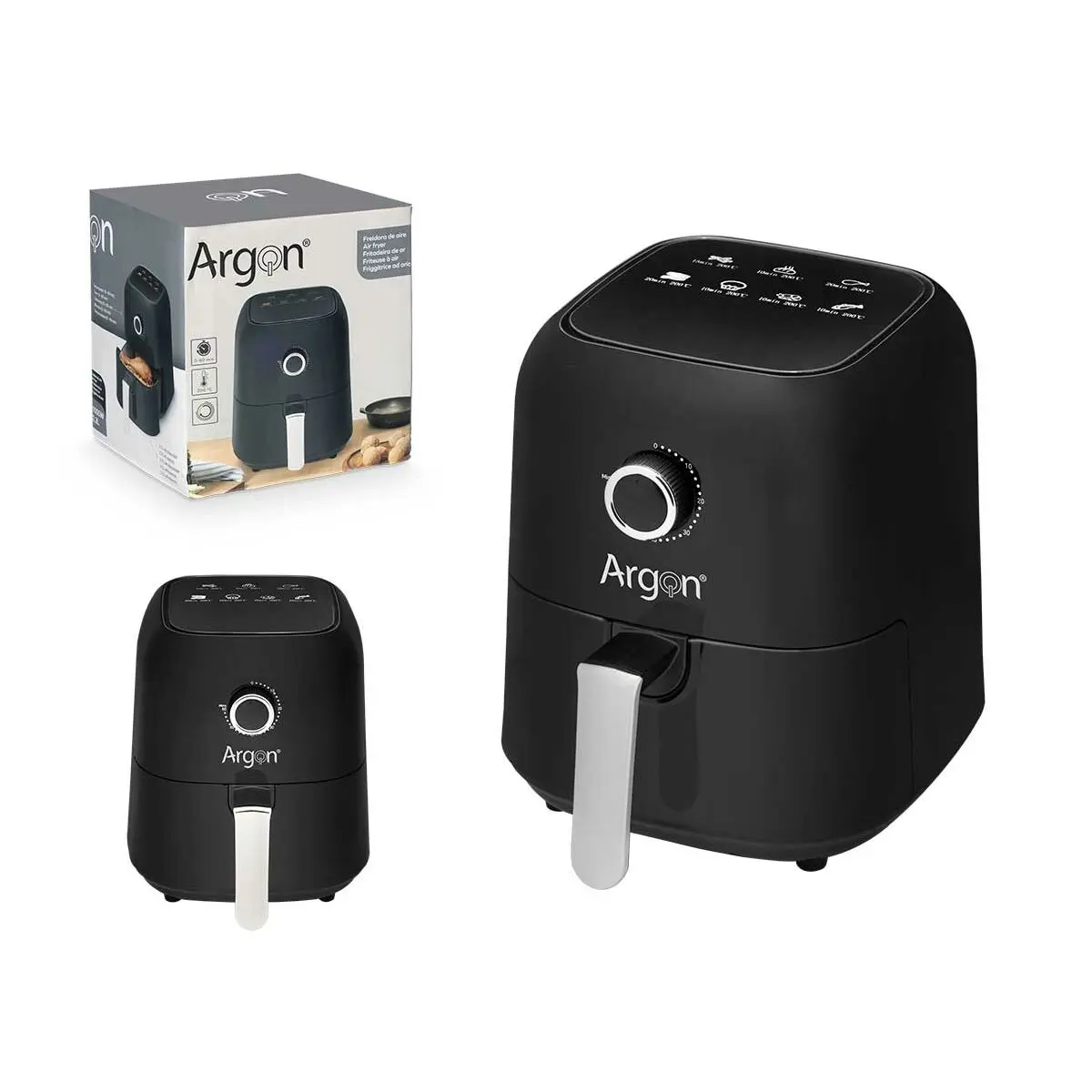 Friggitrice ad Aria Argon EA-AF1042 CE Nero 1000 W 2,3 L