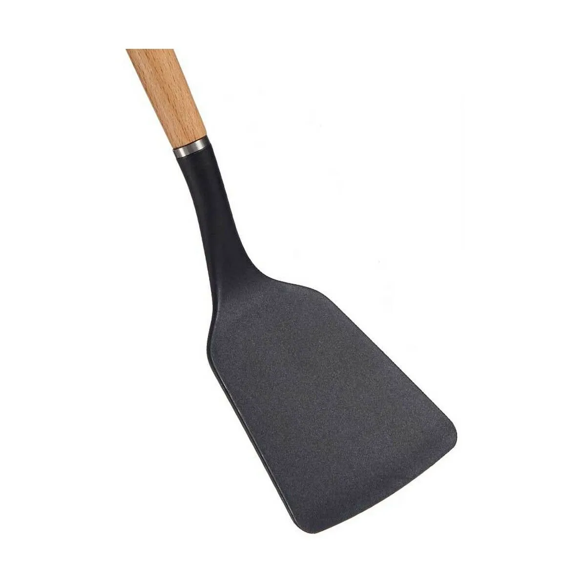 Paletta da Cucina Nero Marrone 8,8 x 2 x 33,8 cm legno di faggio (8,8 x 2 x 33,8 cm)