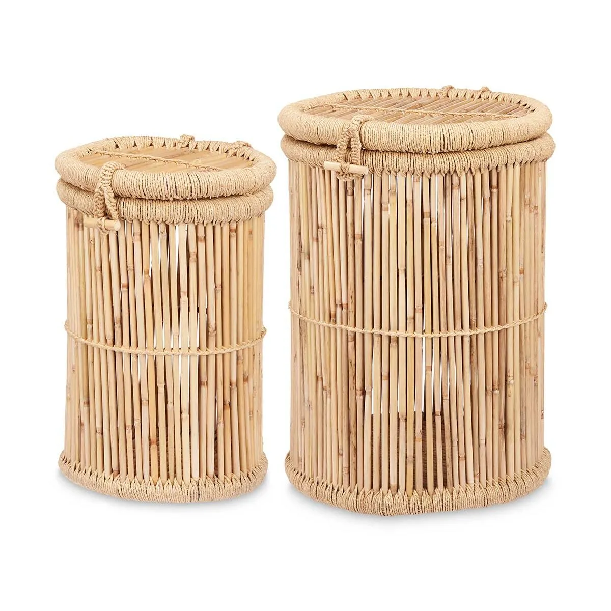 Set di Bauli 2 Pezzi Legno