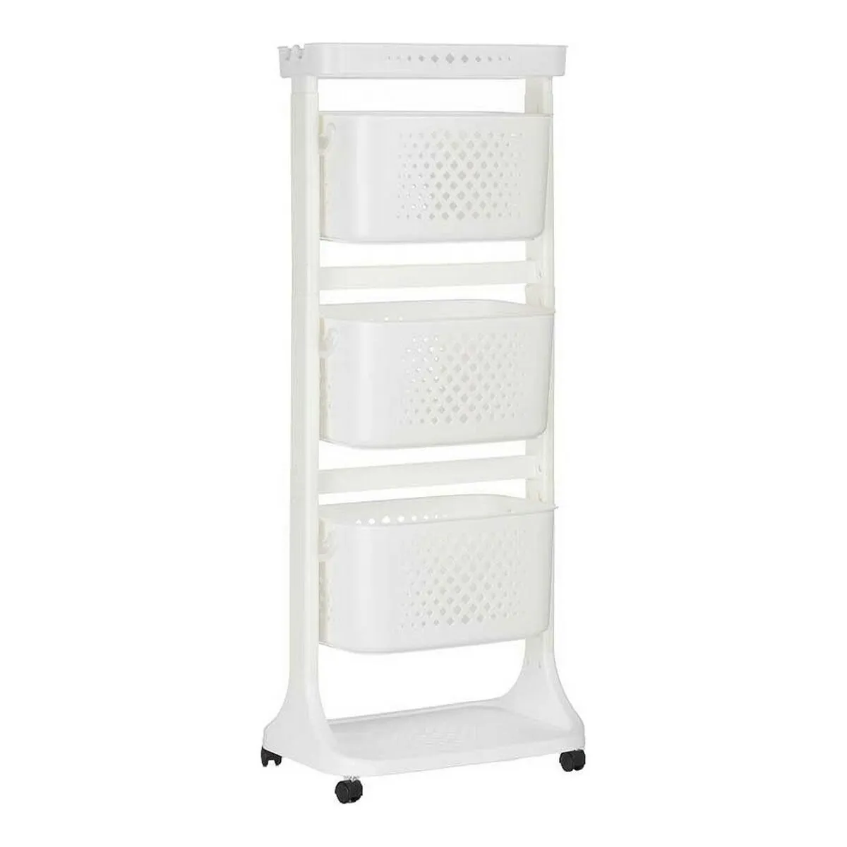 Carrello per Verdure Bianco polipropilene (33 x 112 x 44 cm)