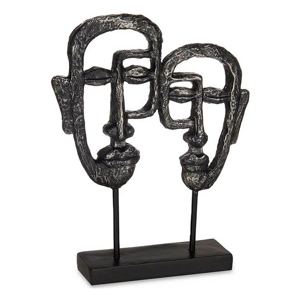 Statua Decorativa Viso Nero Poliresina (27 x 32,5 x 10,5 cm)