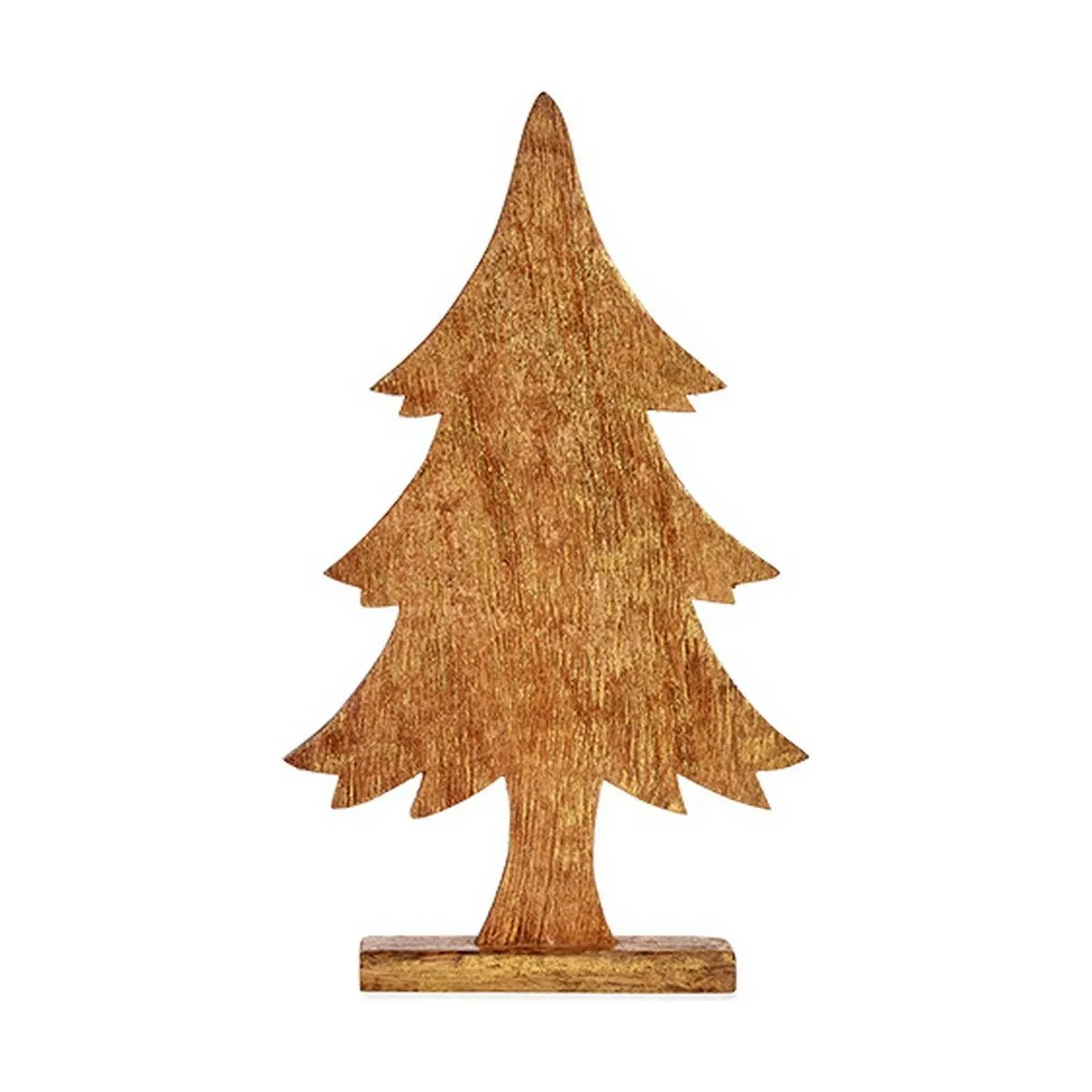 Albero di Natale 5,1 x 49,5 x 25,5 cm Dorato Legno