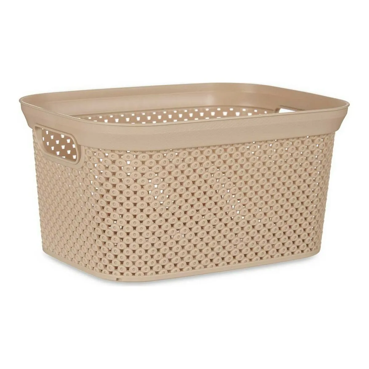 Cesto 19,5 x 14 x 27,5 cm Beige Plastica 5 L