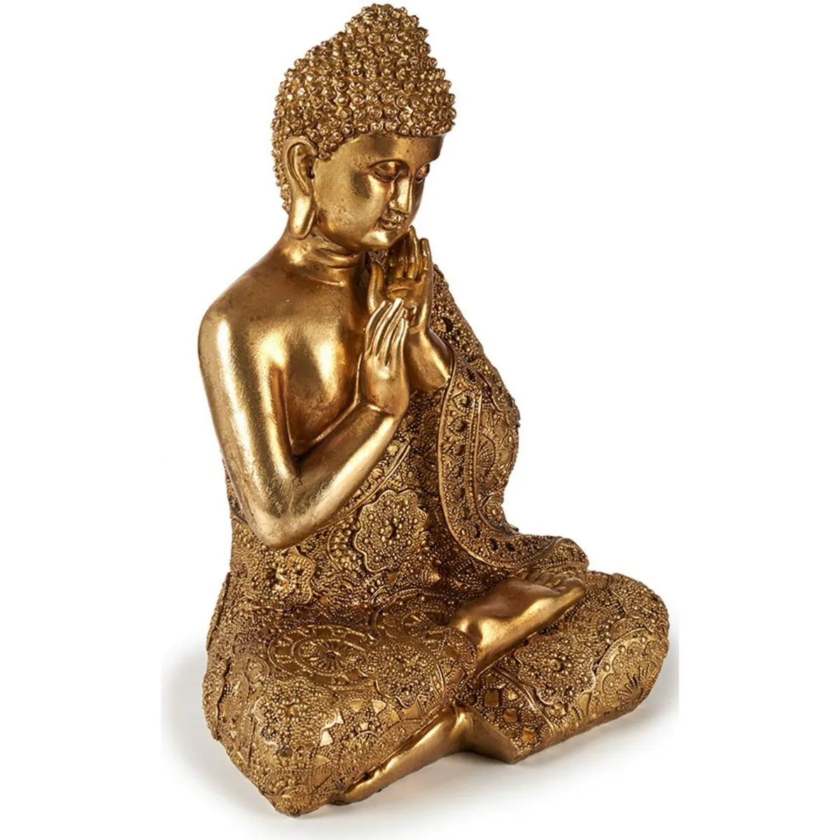 Statua Decorativa Buddha Dorato 17 x 33 x 23 cm