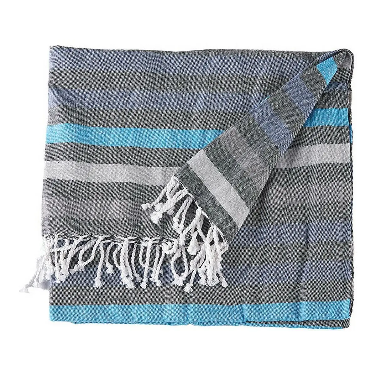 Foulard Multiuso Righe Azzurro