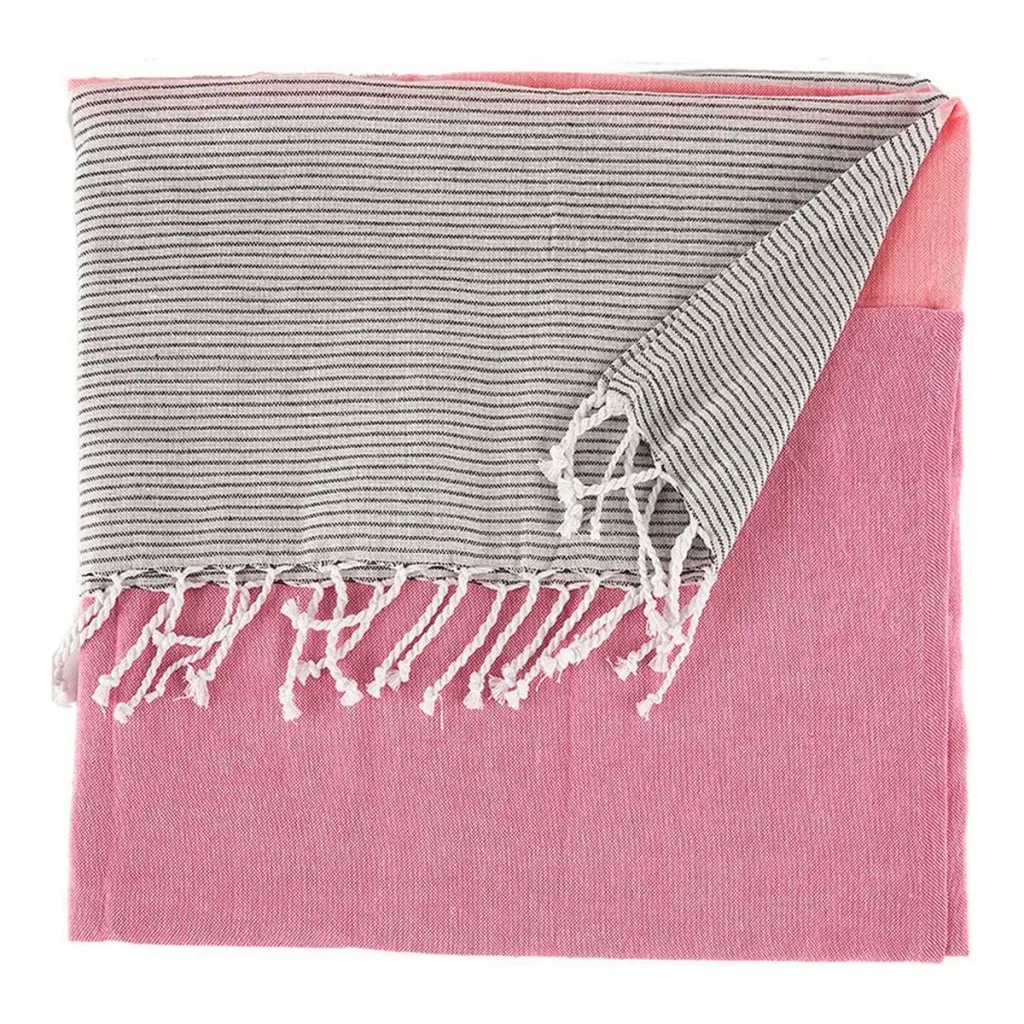 Foulard Multiuso Righe Rosa