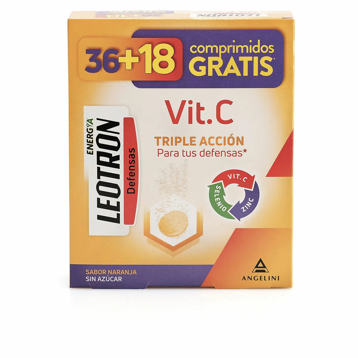 Compresse Leotron Vitamina C Arancio Vitamina C 54 Unità