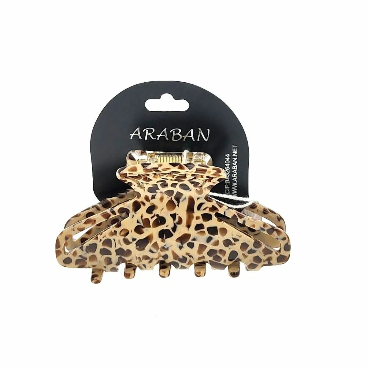 Pinze per Capelli Araban Marrone Beige