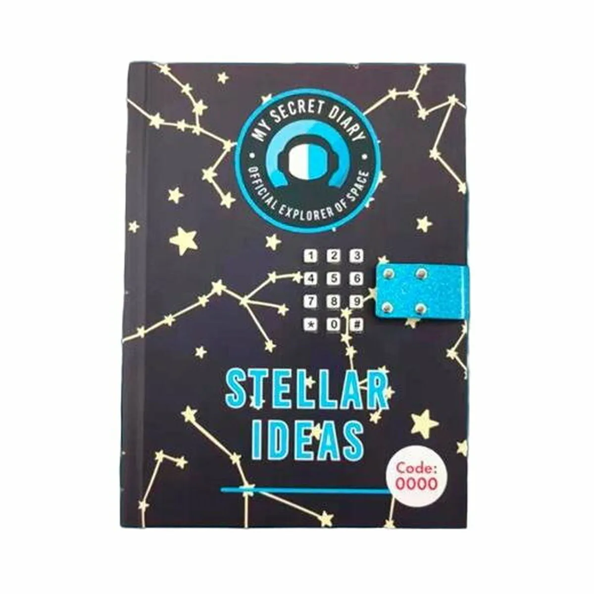 Diario con codice segreto Roymart Stellar Ideas 15 x 20,5 x 3 cm