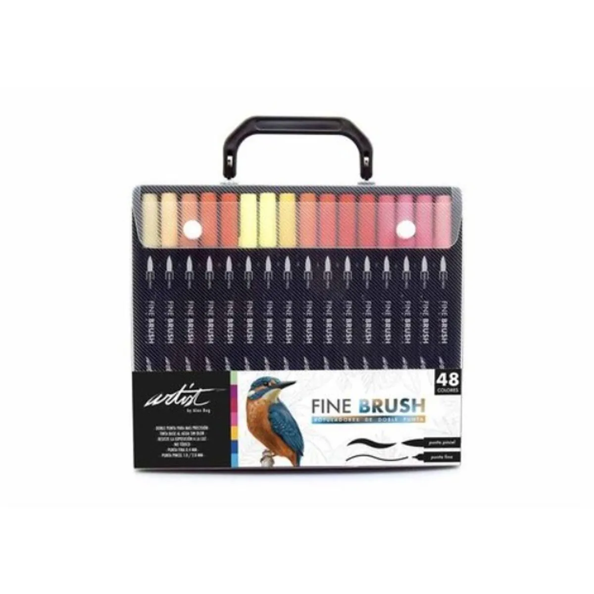 Set di Pennarelli Alex Bog Fine Brush Creative 48 Pezzi Multicolore