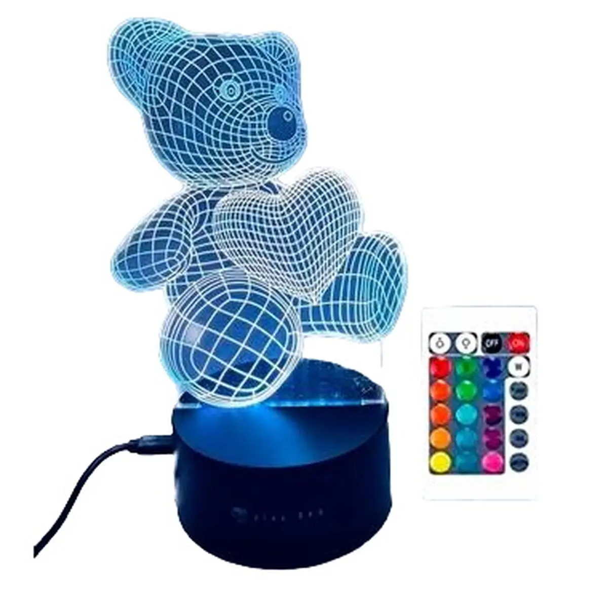 Lampada da scrivania Roymart Multicolore Orso