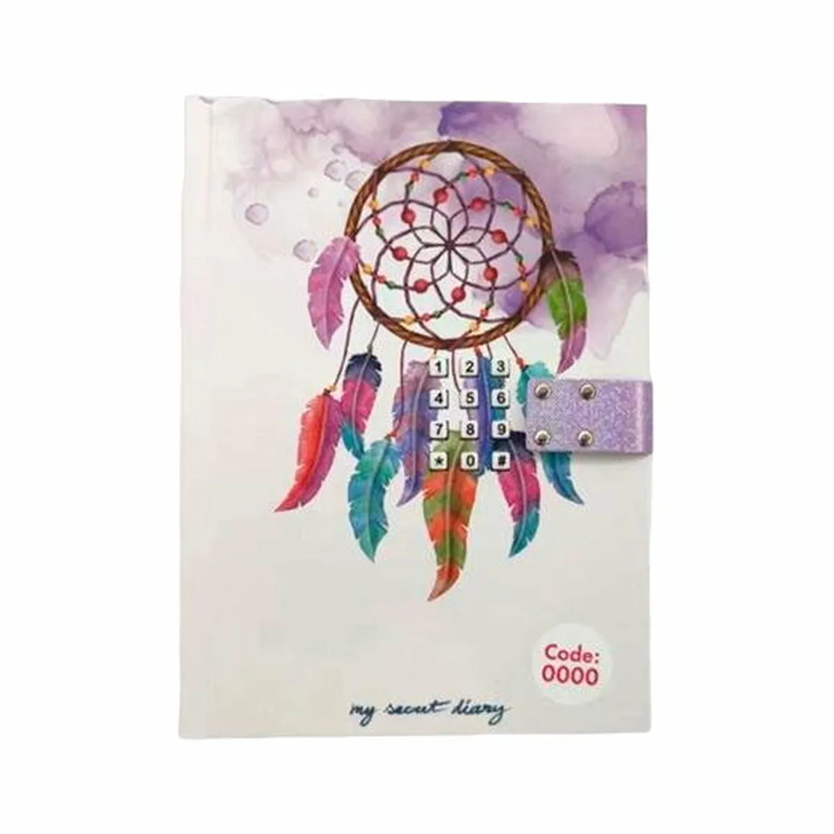 Diario con codice segreto Roymart Catch Dreams 15 x 20,5 x 3 cm