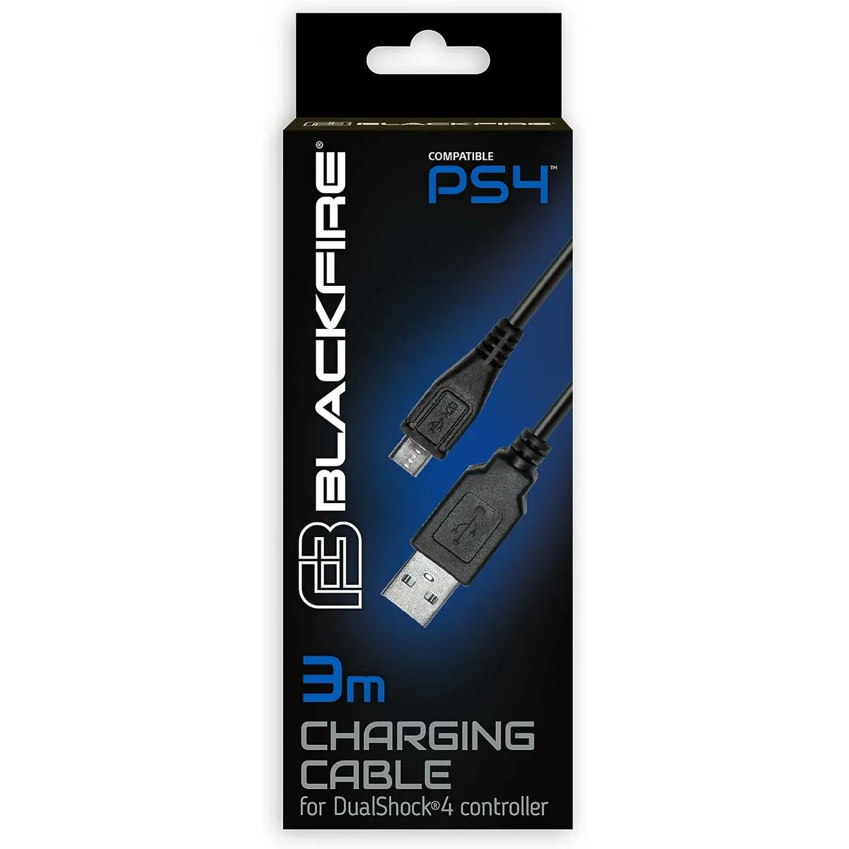 Cavo da USB a micro USB Blackfire PS4 Nero