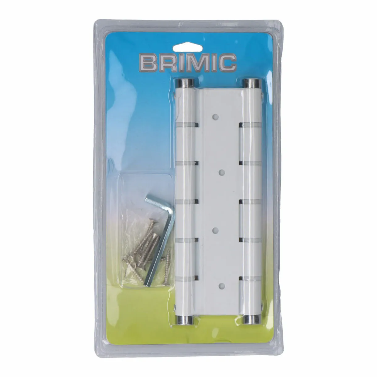 Cerniera Micel BS10 M57001 Doppia azione 180 x 33 mm Alluminio Bianco