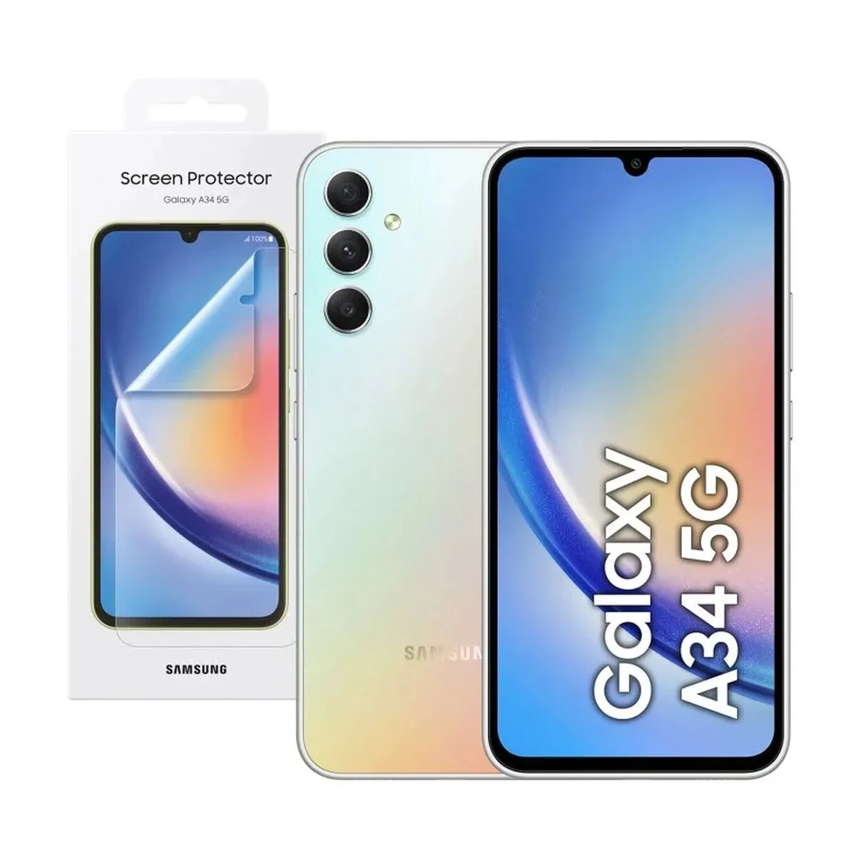 Smartphone Samsung Galaxy A34 5G Argentato 6,6" 5G 6 GB RAM 1 TB 128 GB Octa Core