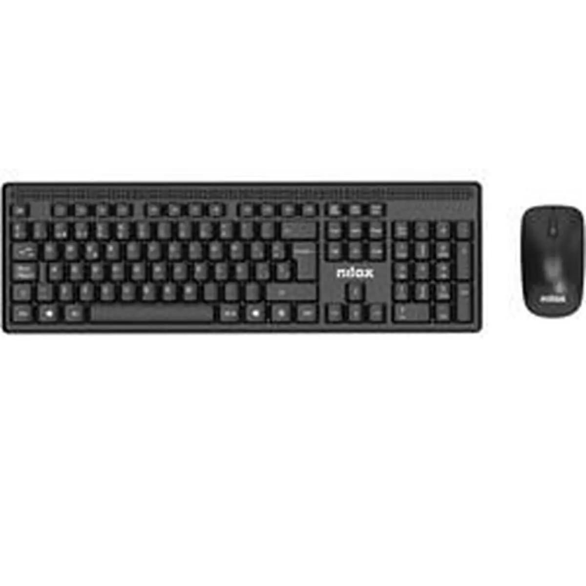 Tastiera e Mouse Nilox NXKMWE011 Nero Qwerty in Spagnolo