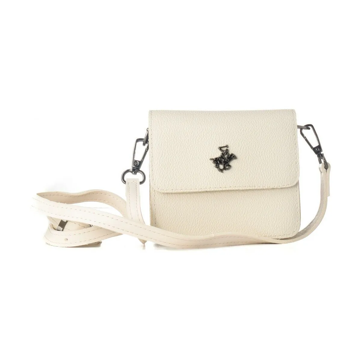 Borsa Donna Beverly Hills Polo Club 2021-WHITE Bianco (11 x 13 x 5 cm)