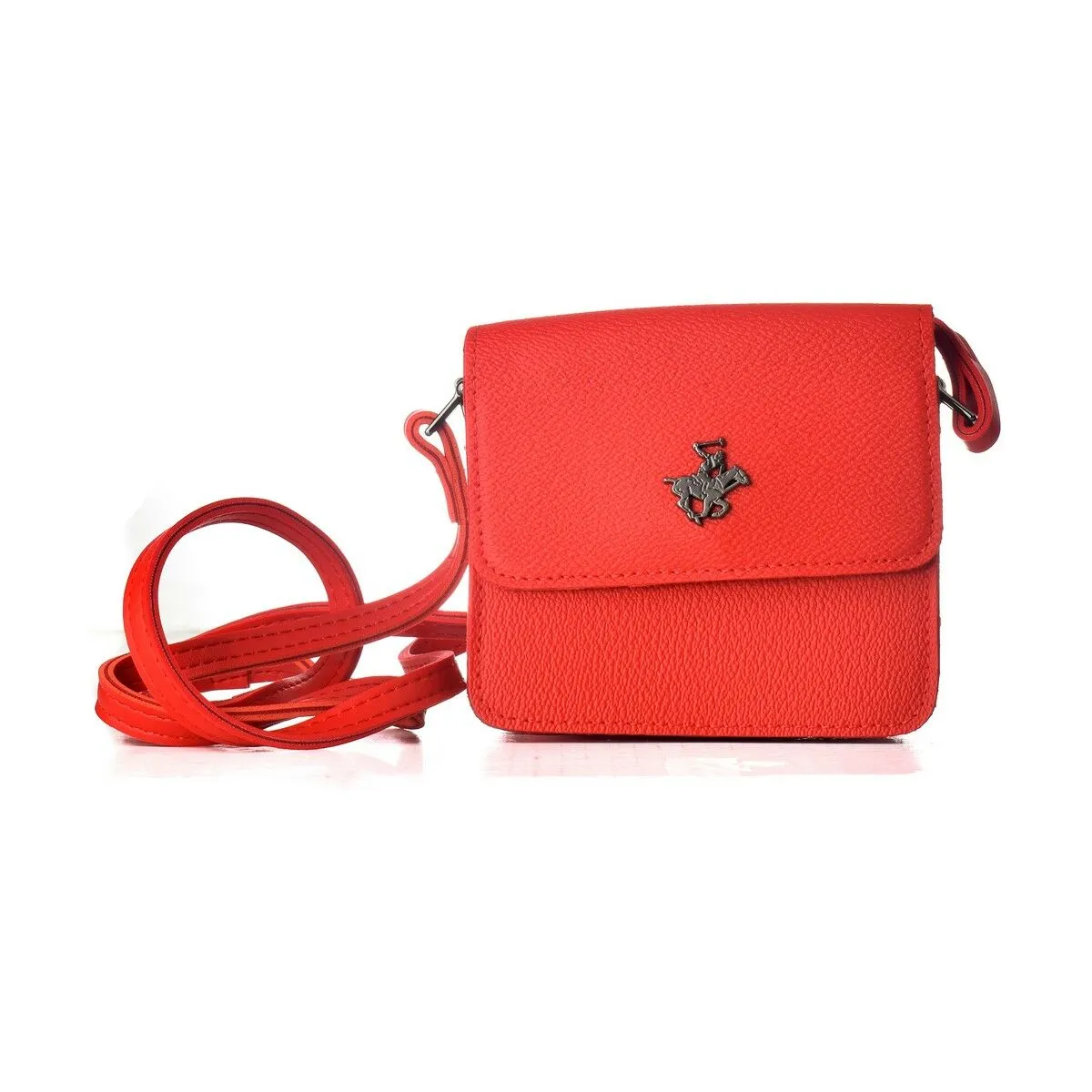 Borsa Donna Beverly Hills Polo Club 2026-RED Rosso (12 x 12 x 5 cm)