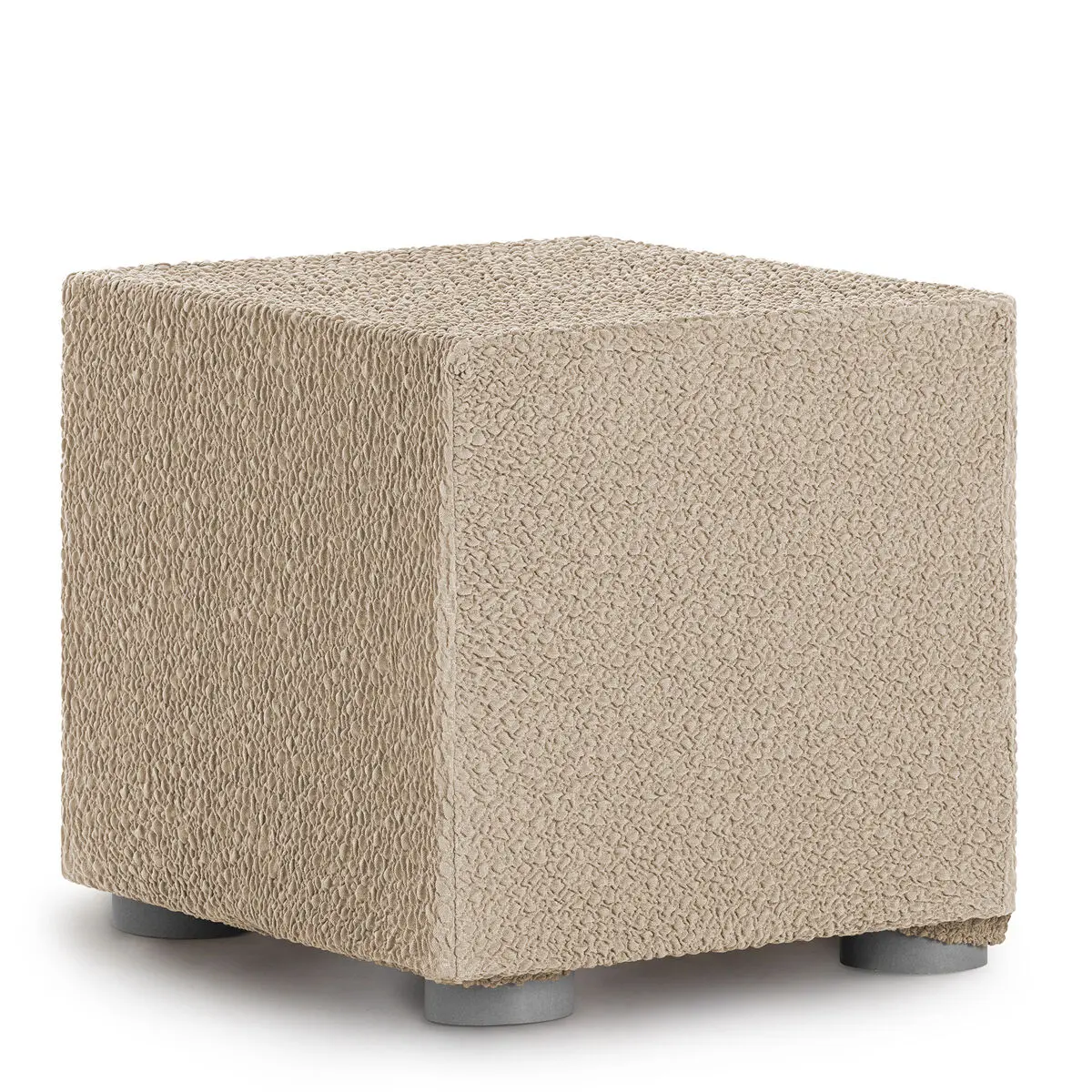 Cover per puff Eysa ROC Beige 65 x 65 x 65 cm