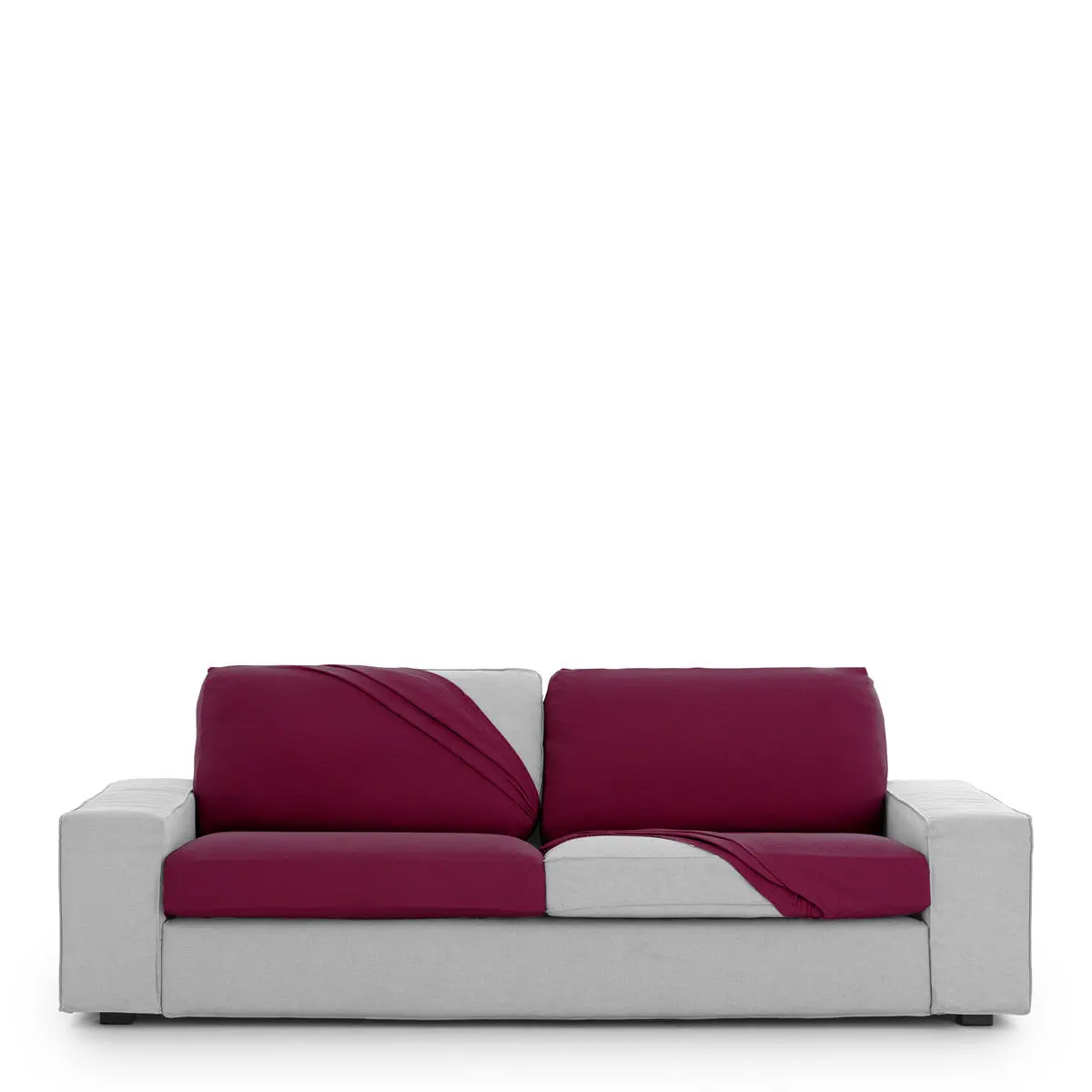 Copridivano Eysa Bronx Bordeaux 100 x 15 x 200 cm 2XL