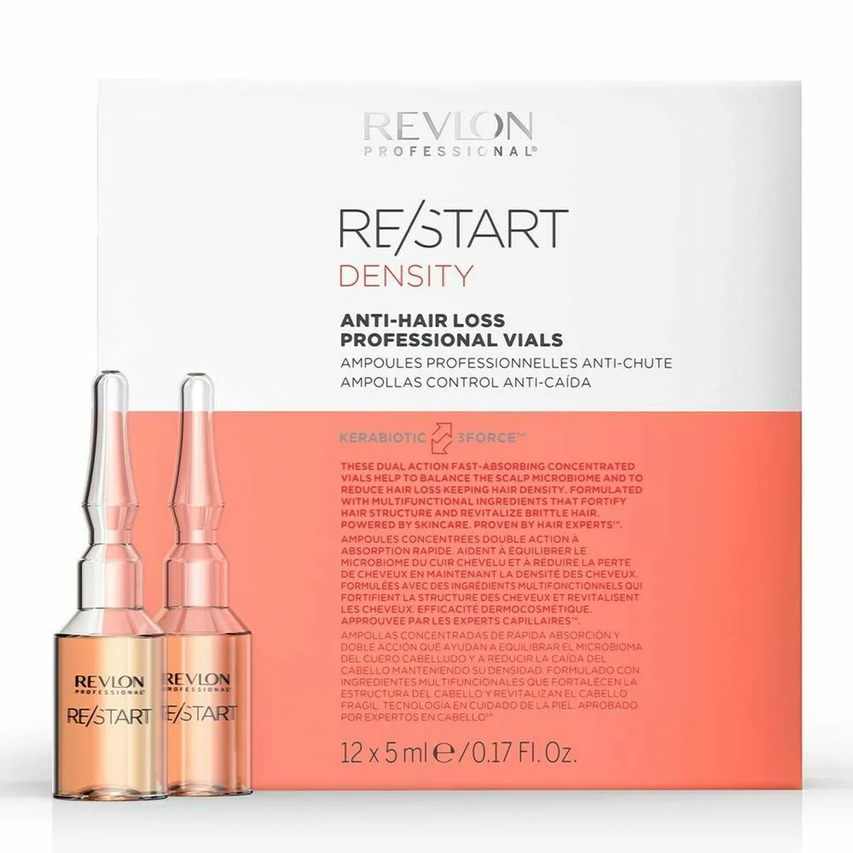 Fiale Anticaduta Revlon Restart Density (12 x 5 ml)