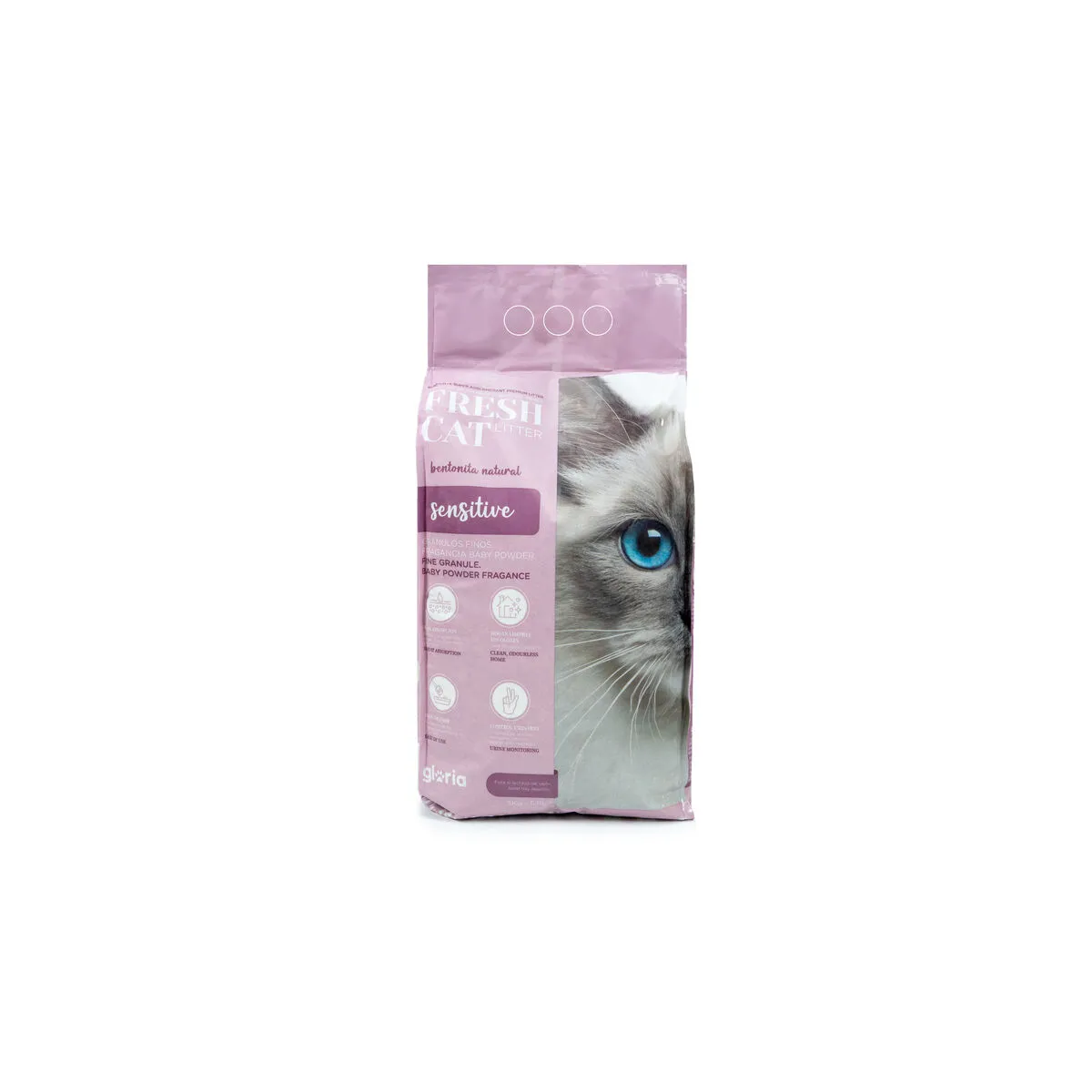 Sabbia per Gatti Gloria Bentonita Premium Sensitive 5 kg