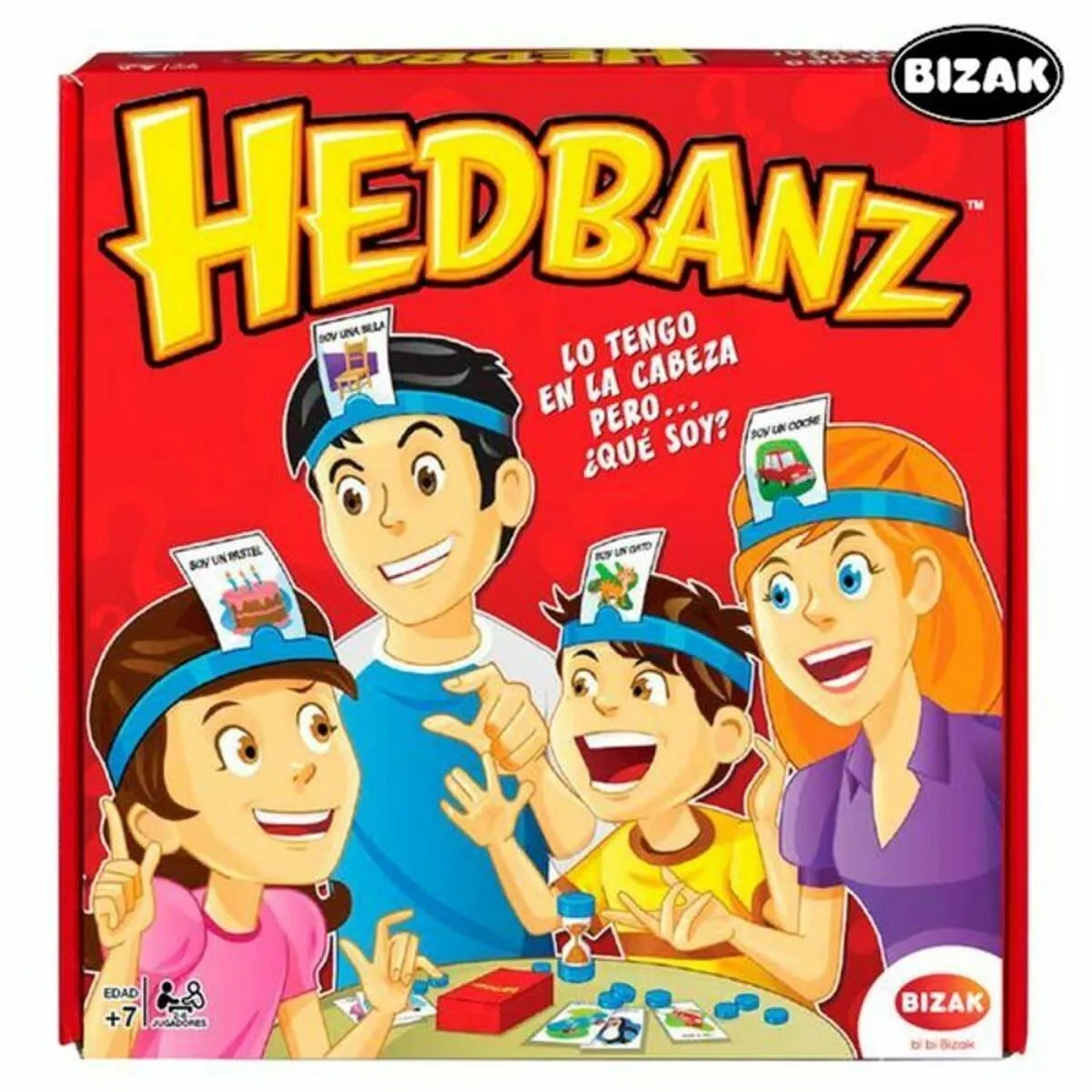 Gioco da Tavolo Hedbanz Bizak 61924297