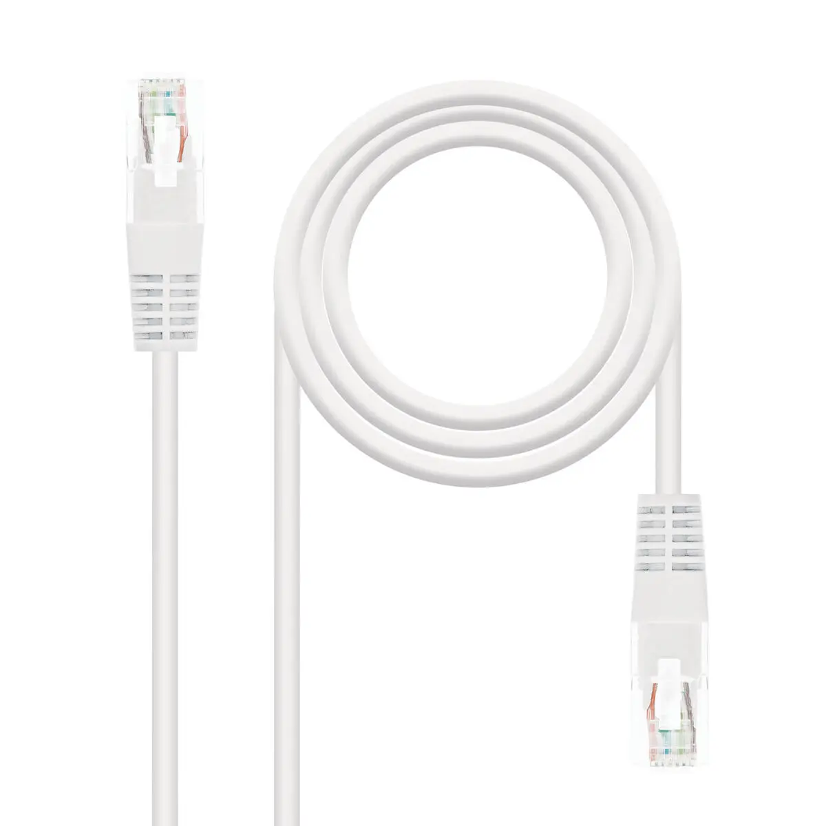 Cavo Ethernet LAN NANOCABLE 10.20.0402-W Bianco 2 m