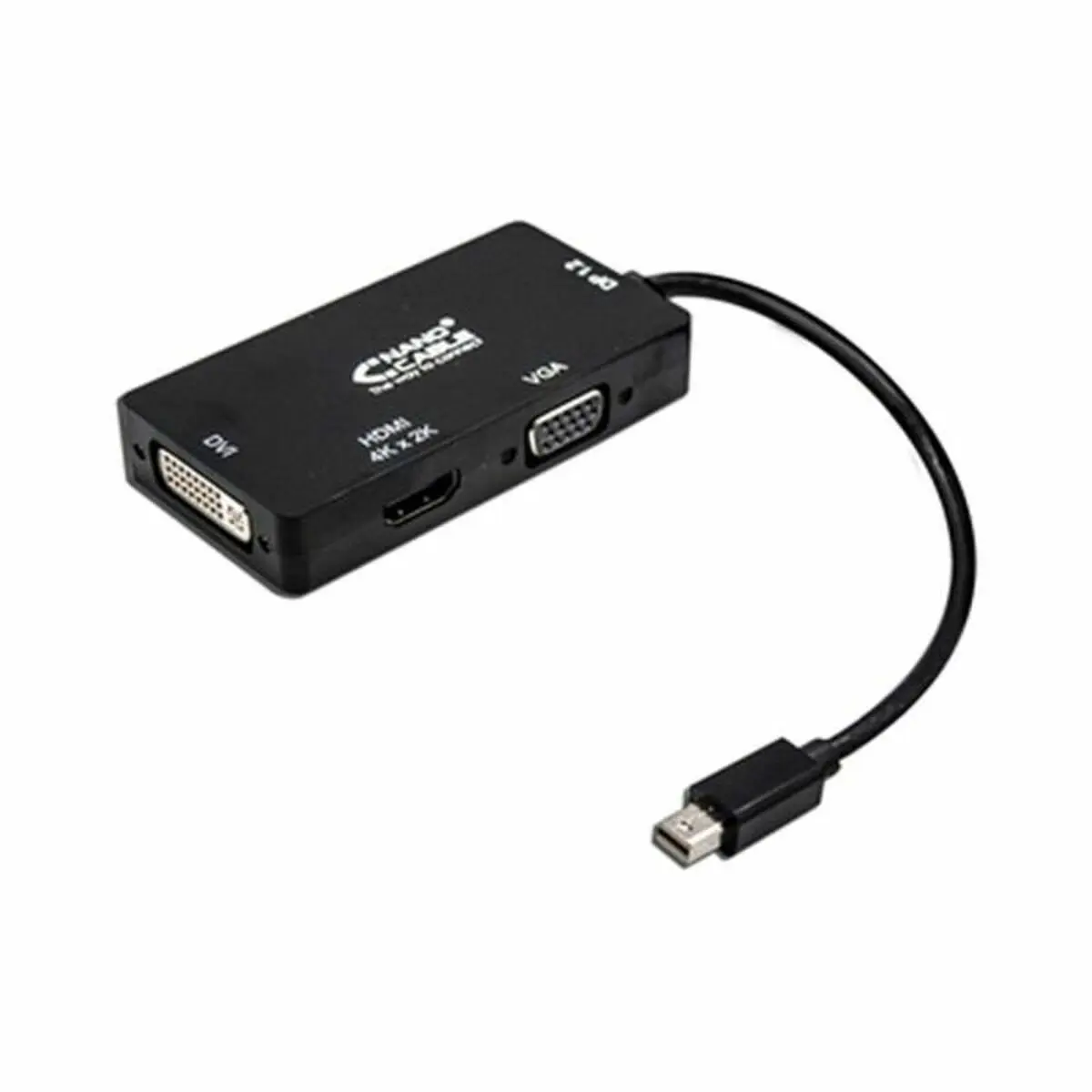 Adattatore Mini DisplayPort con VGA/DVI/HDMI 3 en 1 NANOCABLE 10.16.3302-BK