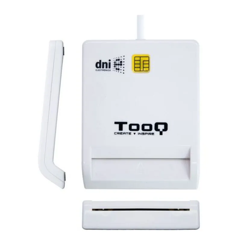 Lettore di Schede Intelligenti TooQ TQR-210W USB 2.0 Bianco