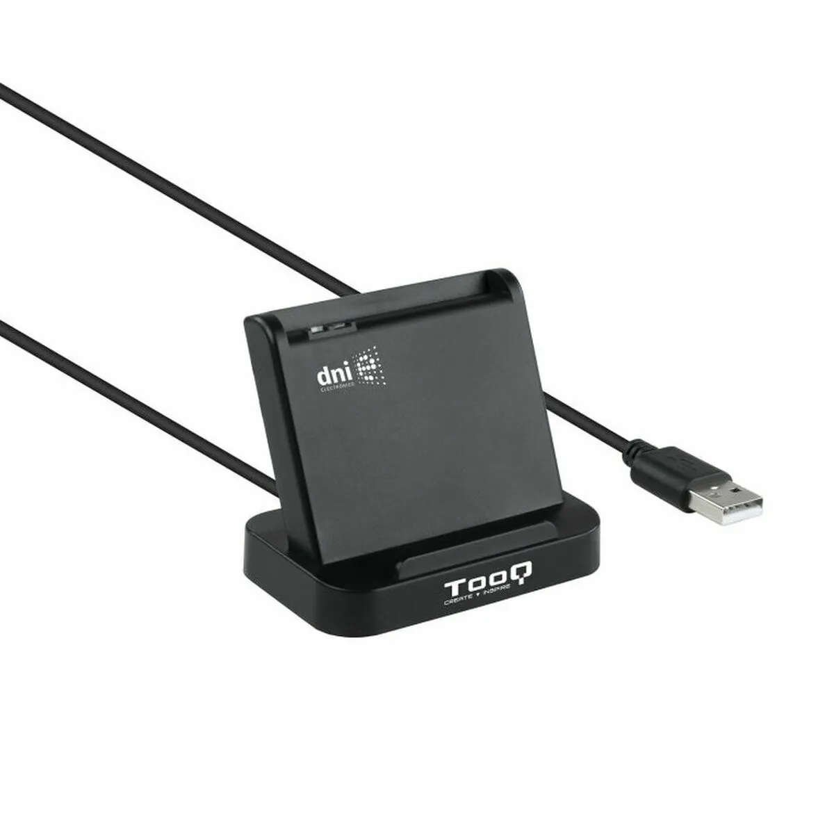 Lettore di Schede Intelligenti TooQ DNIe VISION USB 2.0 Nero