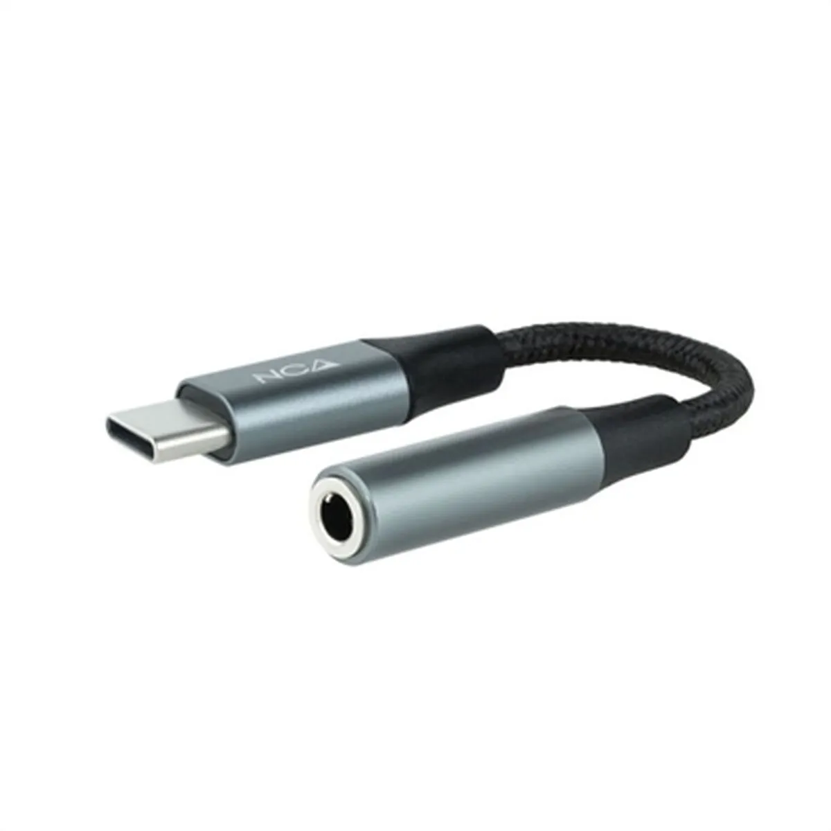 Adattatore USB C con Jack 3.5 mm NANOCABLE 10.24.1204 Grigio