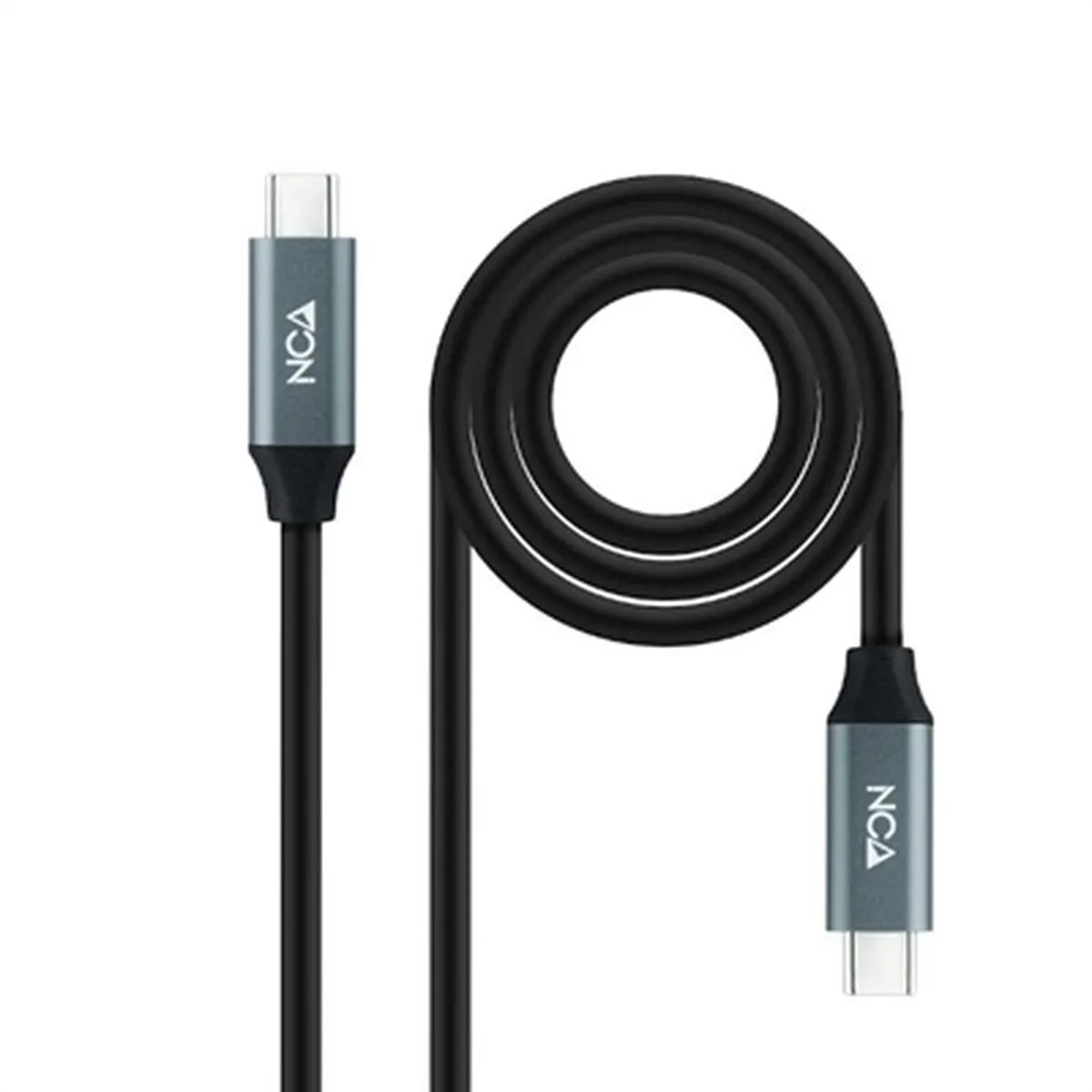 Cavo USB C NANOCABLE 10.01.4301-L150 1,5 m Nero 4K Ultra HD