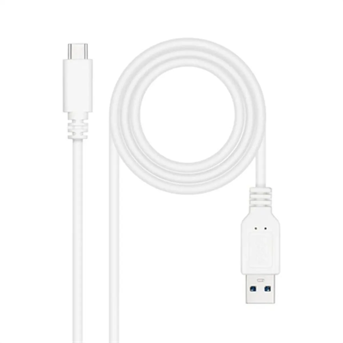 Cavo da USB-C a USB NANOCABLE 10.01.4001-W Bianco 1 m