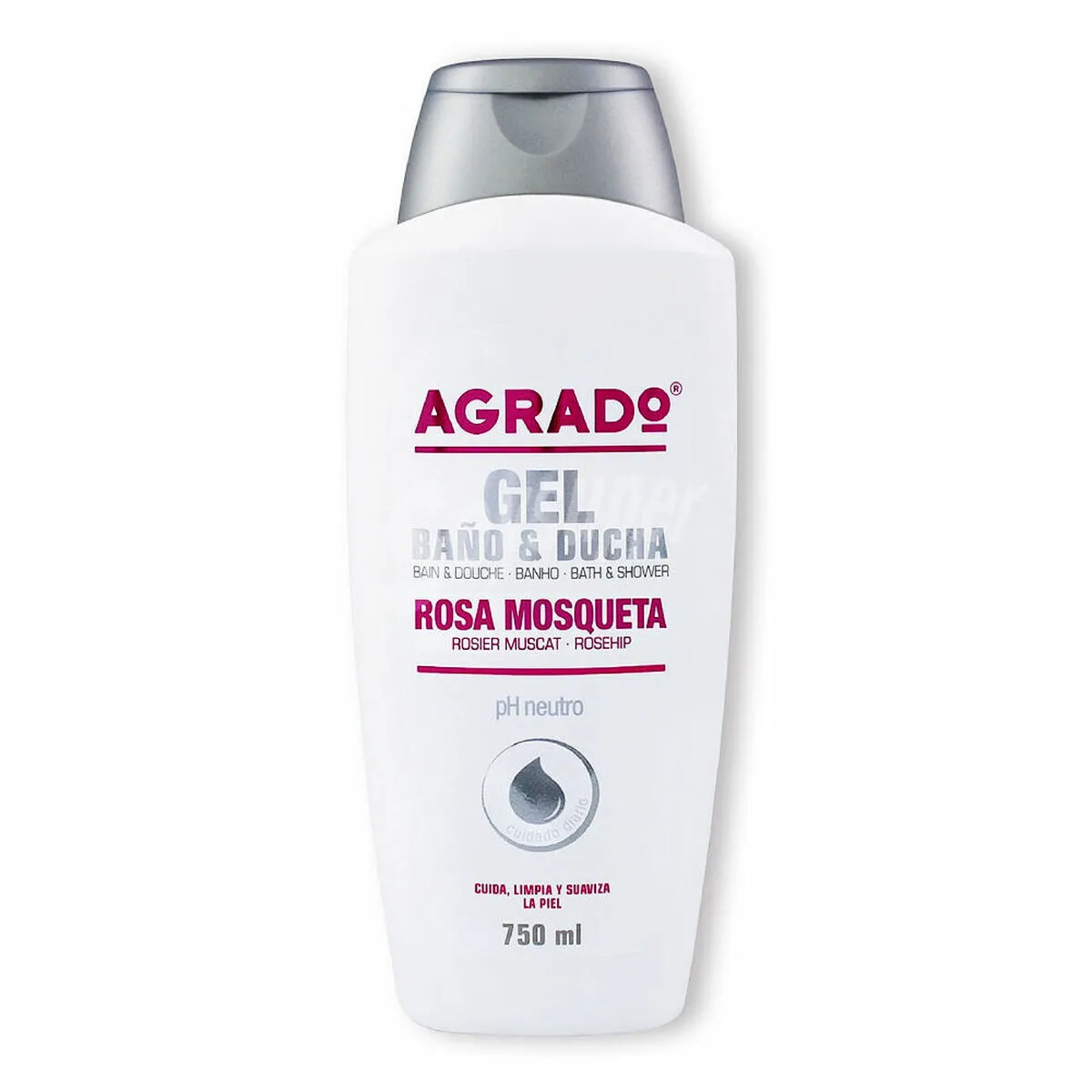 Gel Doccia Agrado Rosa Mosqueta 750 ml