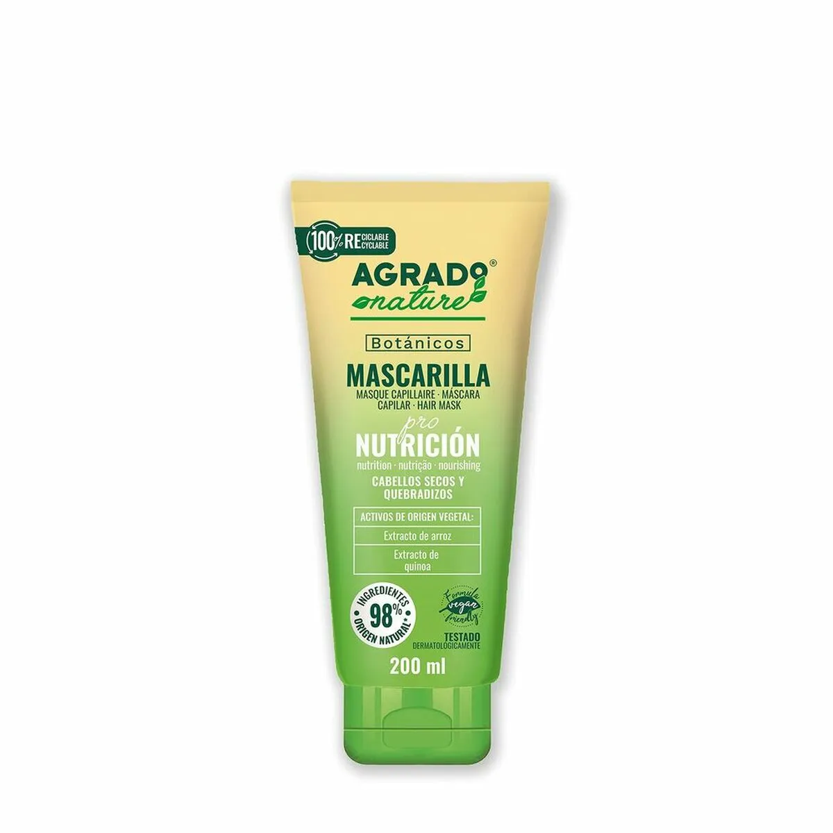 Maschera per Capelli Agrado Nature (200 ml)