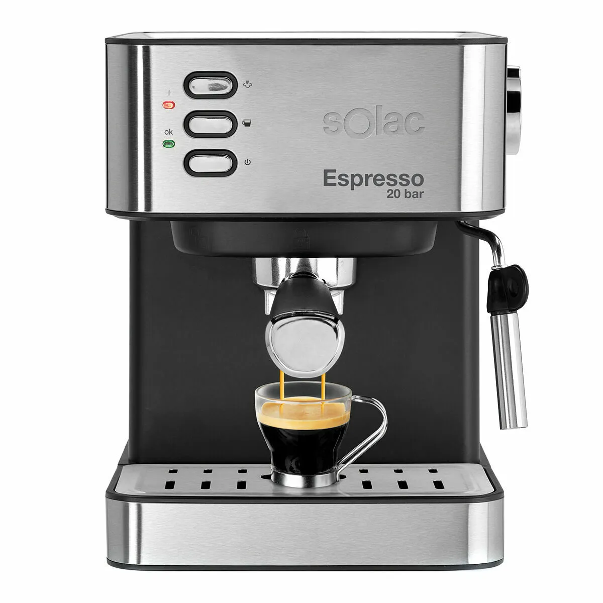 Caffettiera Express Solac CE4481 Nero Acciaio 850 W